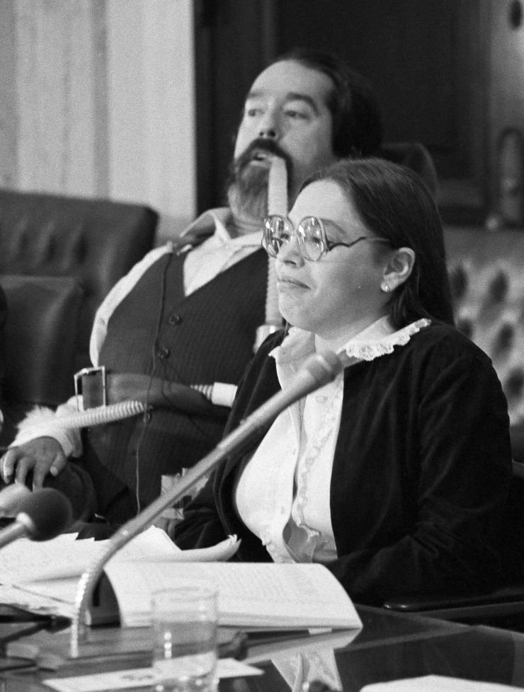 Photo of Judith Heumann and Ed Roberts